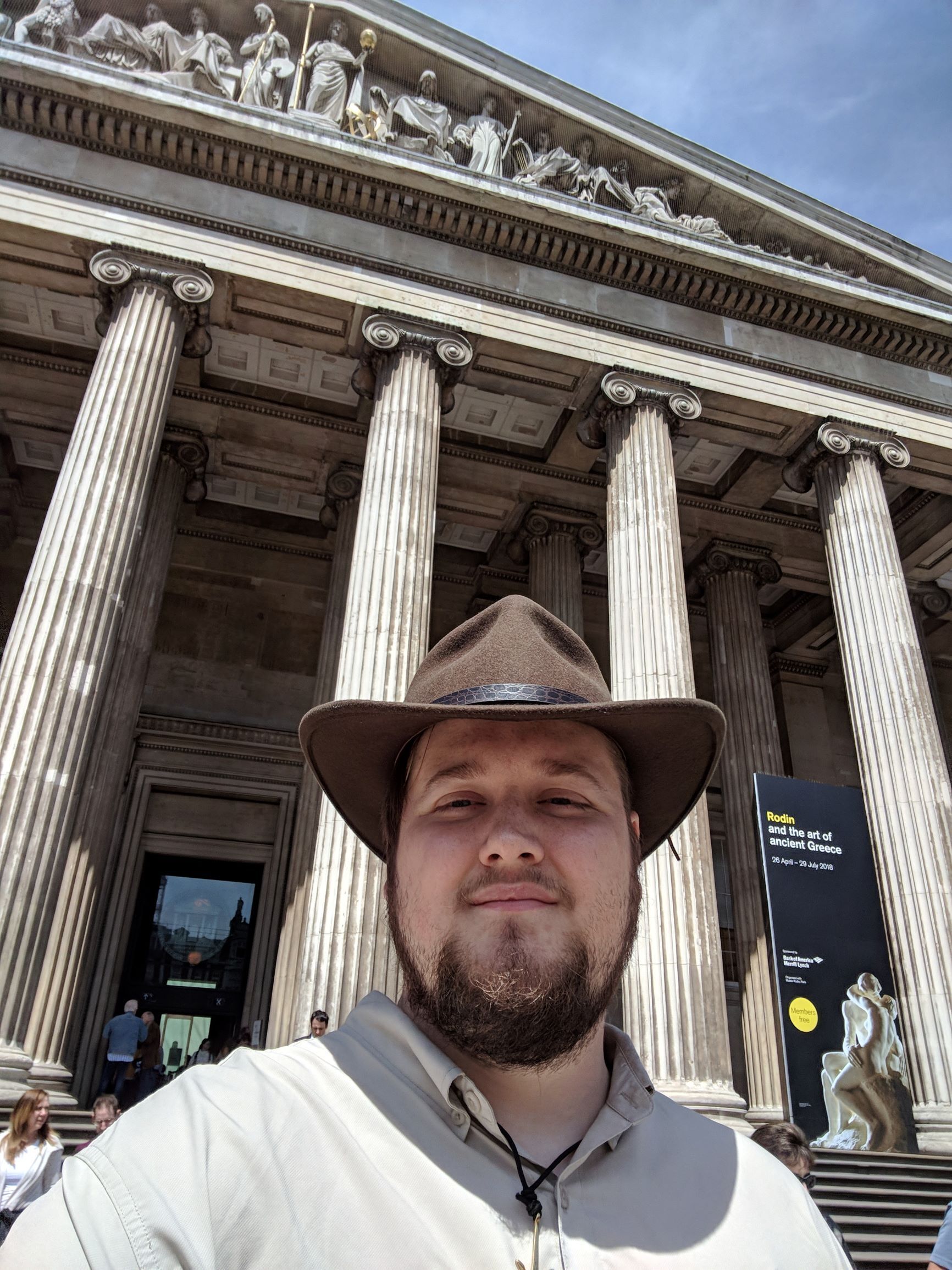 Ken at British Museum in London